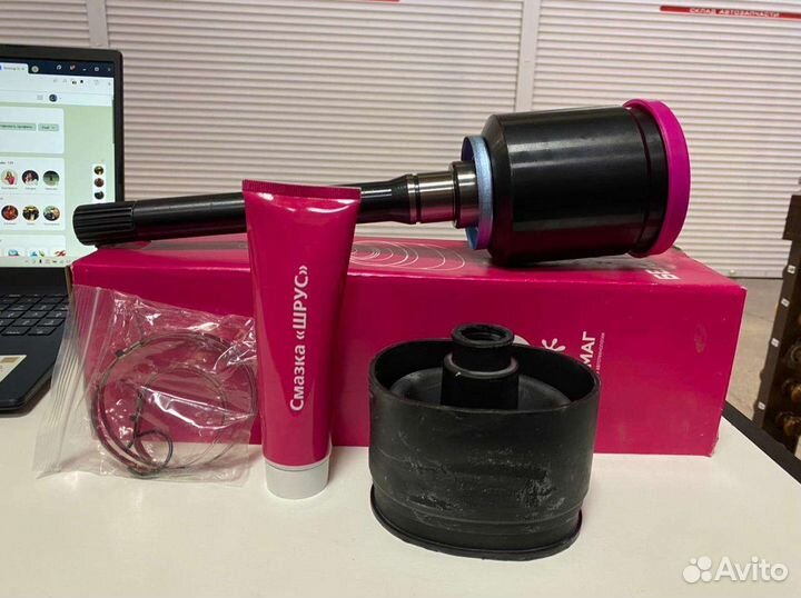 Шрус niva 22 и 24 шлица наружный и внутренний