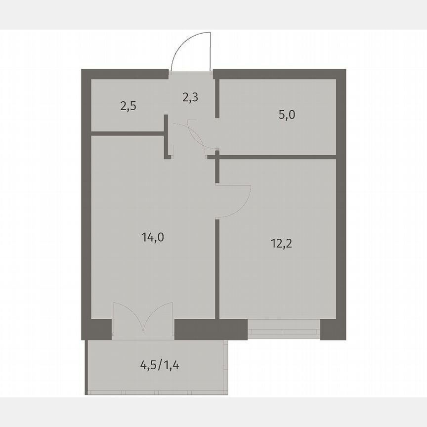 1-к. квартира, 37,5 м², 7/11 эт.