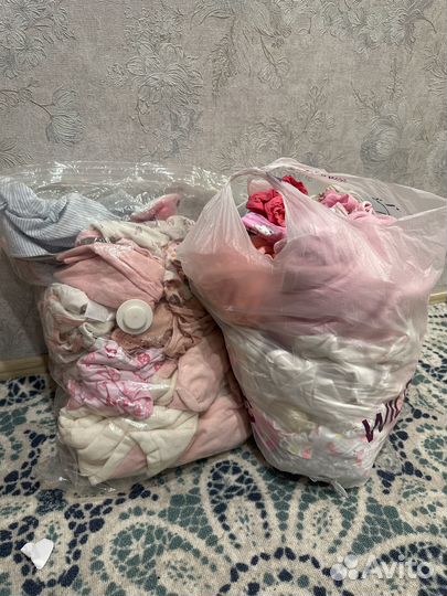 Детские вещи пакетом на девочку 62-80