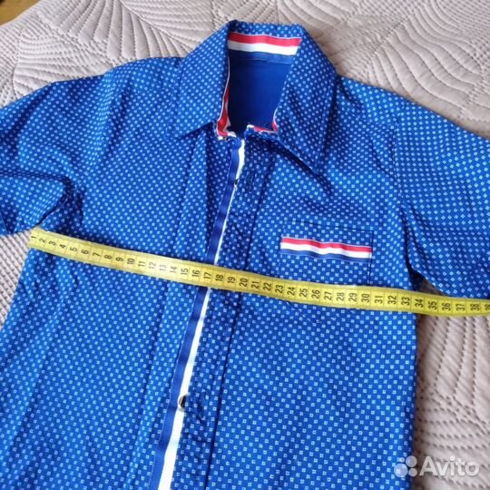 Рубашка для мальчика нарядная 116р-р