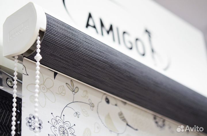 Рулонные жалюзи с пластиковой цепочкой открывания