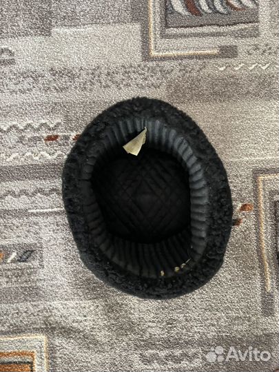 Шапка ушанка черная мужская