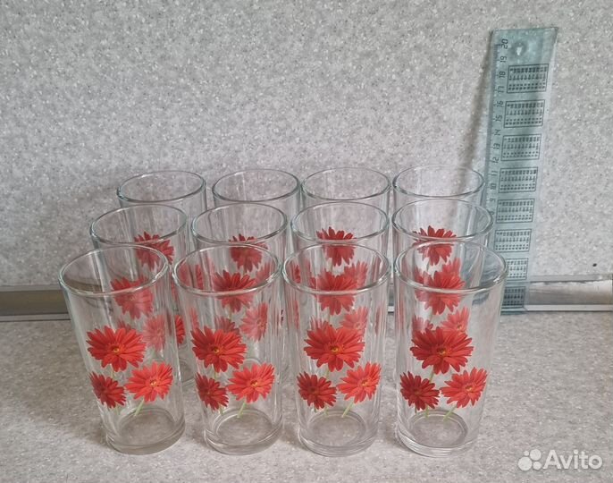 Набор новых стаканов 12 шт, цена за все