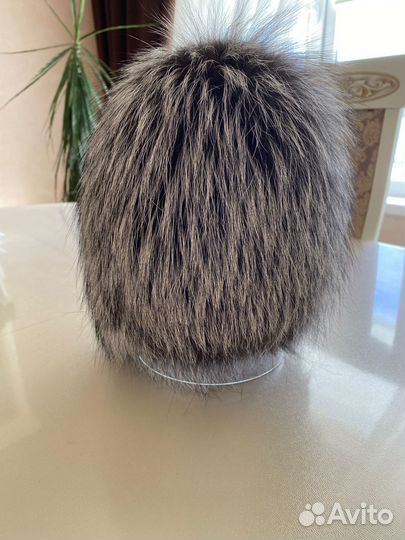 Шапка зимняя меховая женская из чернобурки
