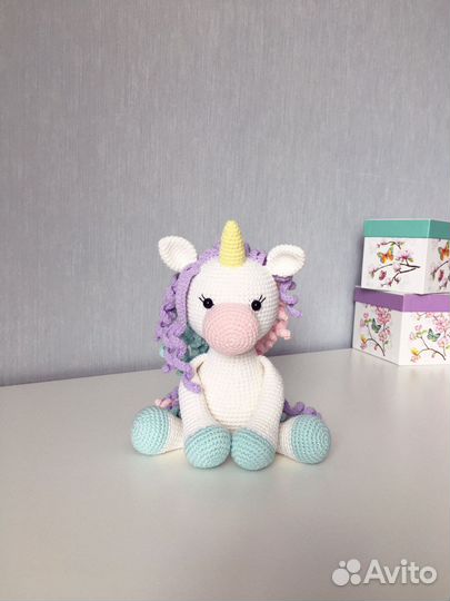 Игрушка ручной работы - Единорог