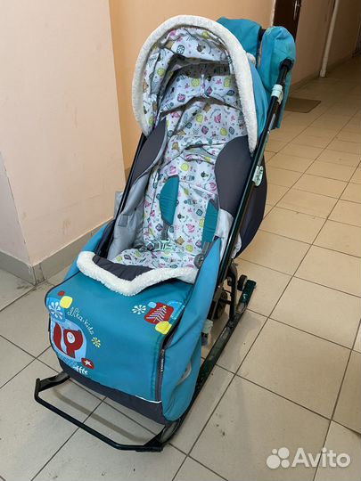 Готовь сани летом детские санки коляска Nika