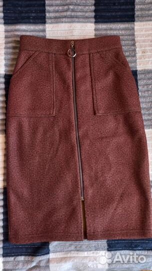 Юбка драповая