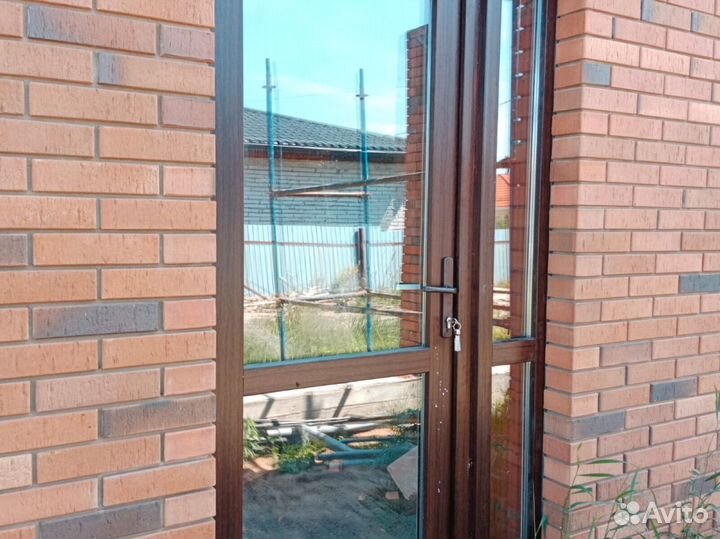 Входная группа алюминиевая, пвх без посредников