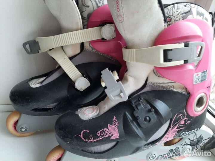 Роликовые коньки детские раздвижные