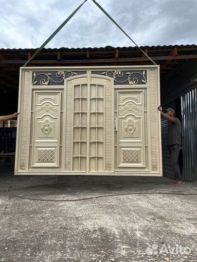 Кованные ворота в Хасавюрте