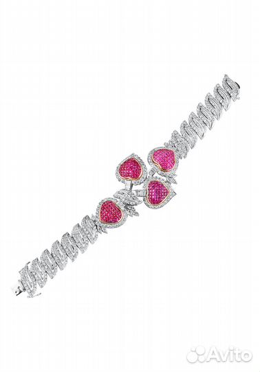 Браслет Vasily Konovalenko Ruby Hearts & Diamonds