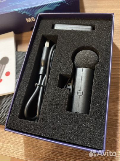 Микрофон петличный Fifine M6 Wireless