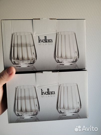 Бокалы Стаканы Livellara Milano