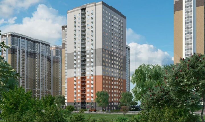 2-к. квартира, 65,4 м², 11/24 эт.
