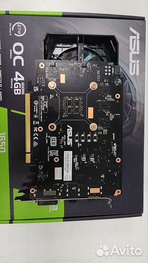 Видеокарта asus GTX1650 4GB gddr6