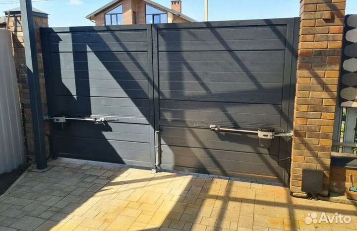 Автоматика распашных ворот произв. Алютех гарантия