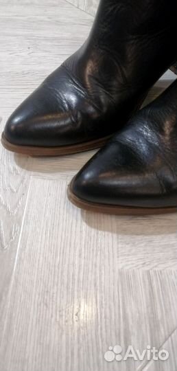 Ботильоны Mango натуральная кожа 40