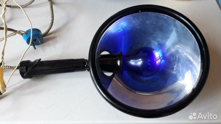 Синяя лампа для прогревания Рефлектор ссср1969г