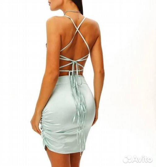 Платье на завязках