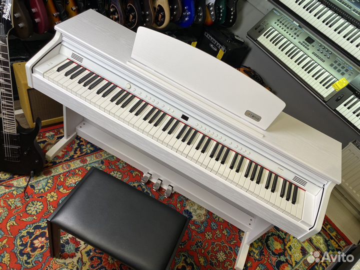 Цифровое пианино белое Artesia DP3 с банкеткой