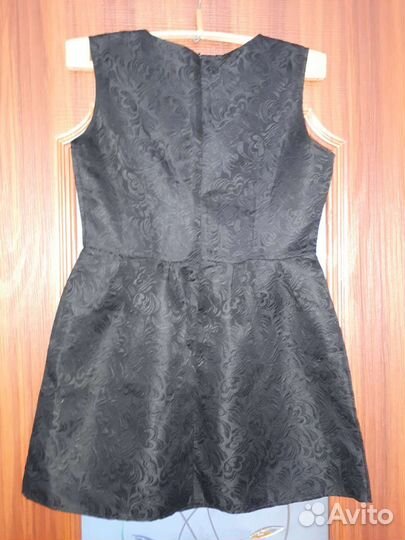 Платье женское черное, длина мини. Размер 48-50