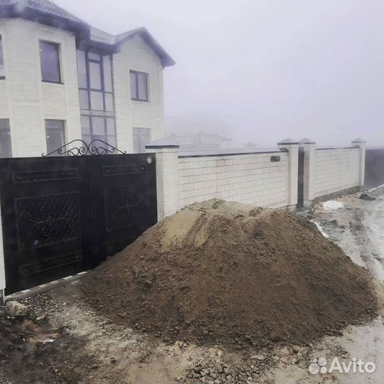 Песок карьерный с доставкой