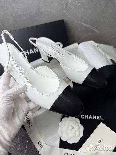 Туфли chanel слингбэки