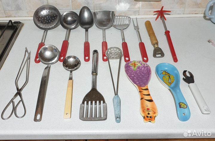 Сита, дуршлаги, столовые и кухонные приборы СССР