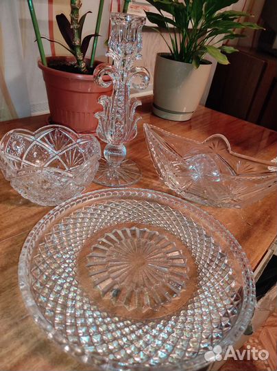 Хрусталь/салатник СССР