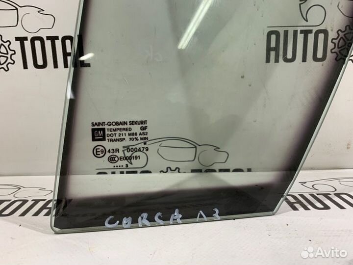 Стекло двери заднее левое Opel Corsa D Z12XEP 2007