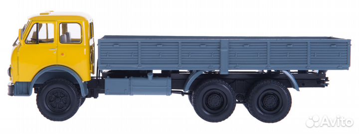 Маз-514 бортовой (1969), желтый / серый