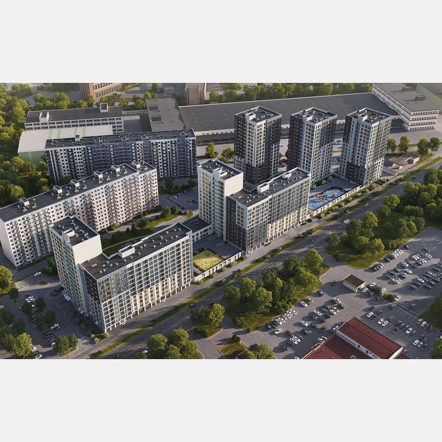 1-к. квартира, 31,9 м², 16/16 эт.
