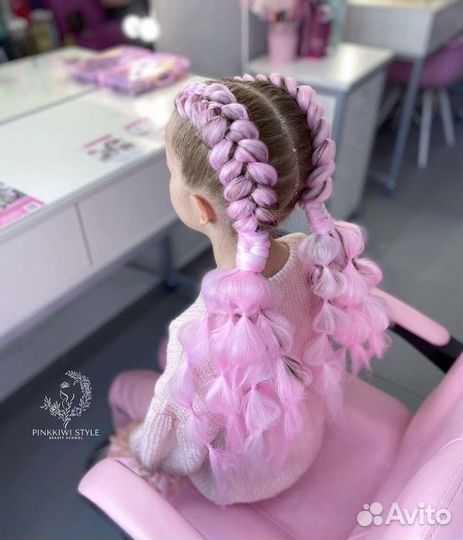 Косы с канекалоном детям