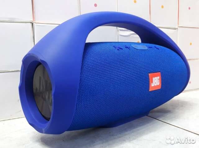 Большая JBL Boombox 34см портативная колонка синяя