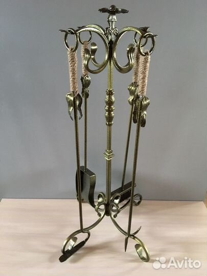 Каминный набор.дровница.ковка