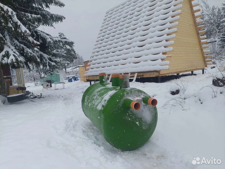 Установка септика под ключ
