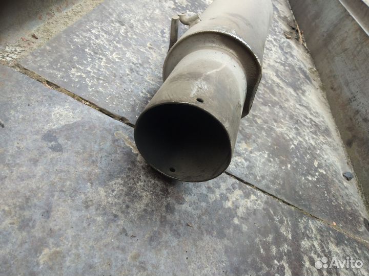 Глушитель прямоточный банка на ваз