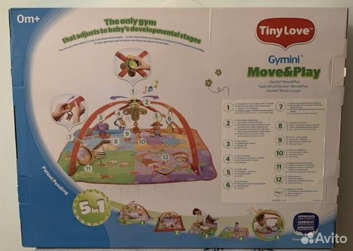 Развивающий коврик tiny love