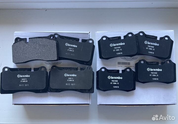 Тормозные колодки Aston Martin DB9