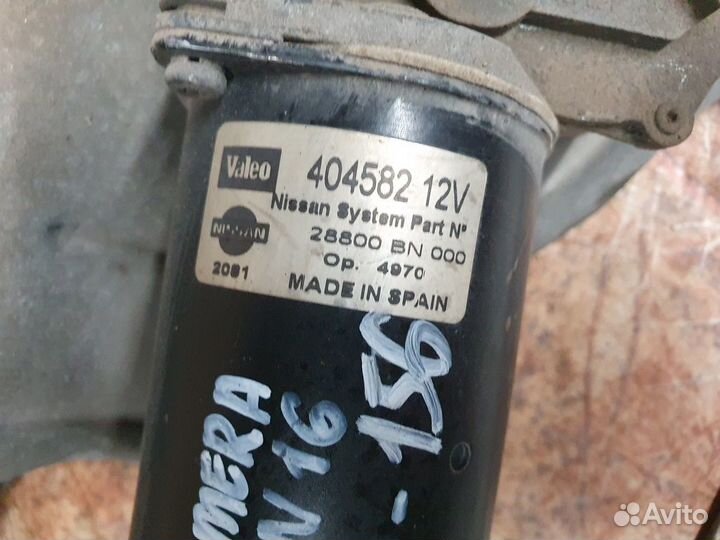 Трапеция стеклоочистителя Nissan Almera N16 2000-2