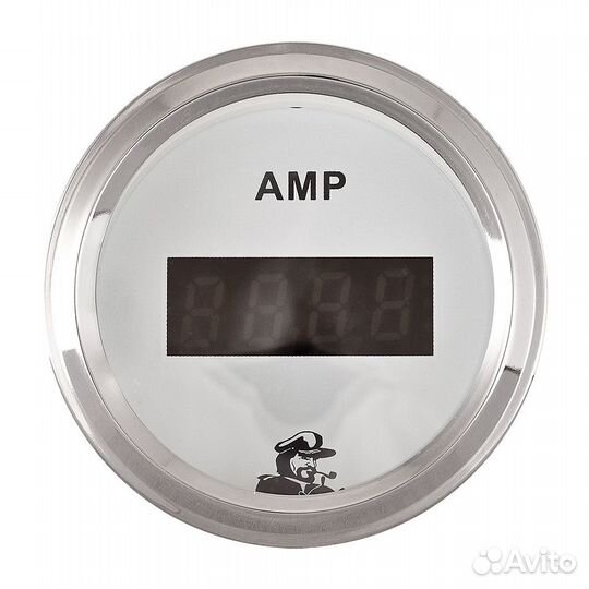 Амперметр, 150A, белый циферблат