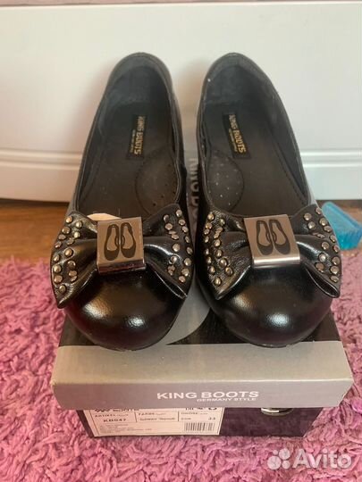 Балетки натуральная кожа 33