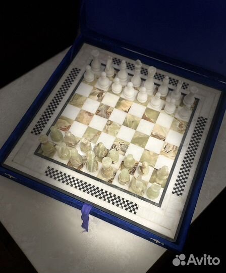 Шахматы из оникса 45х45