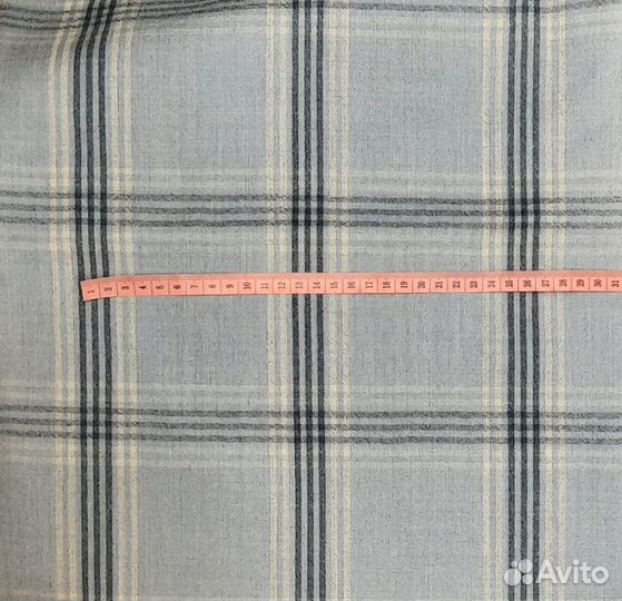 Отрезы тканей шерсть 150-180 см клетка и пр