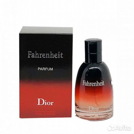 Духи мужские dior fahrenheit parfum 75 мл