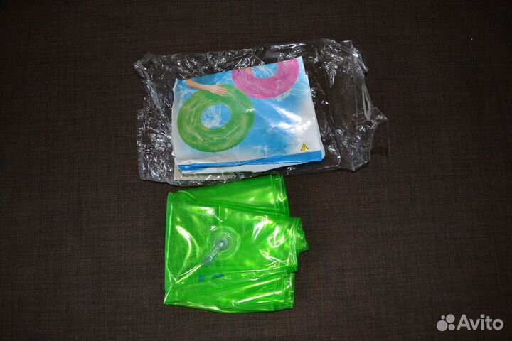 Круг надувной детский Intex cалатовый 76 см