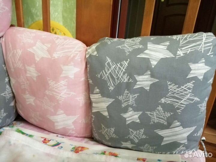 Бортики в детскую кроватку бу