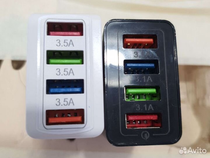 Зарядные устройства с 4 USB-портами