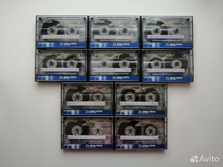 Кассеты с записями рок, метал, ELO