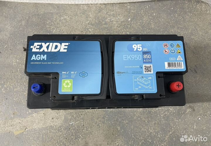 Аккумулятор Exide 95 AGM